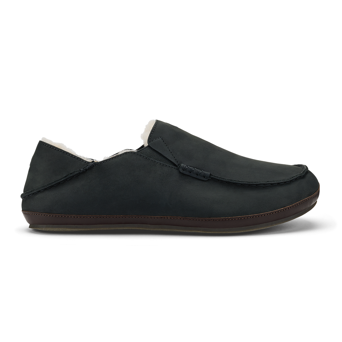 Moloā Slipper  -  Black / Dk Java